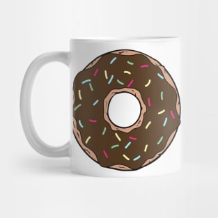 Chocolate Donut, Doughnut, Glaze, Icing, Sprinkles Mug